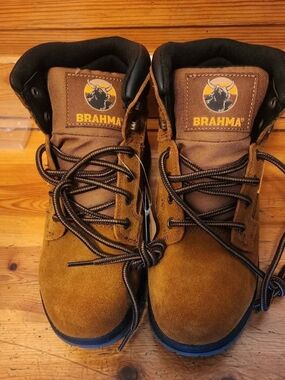 Womens Brahma Steel Work Boots Sz 6
